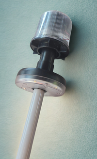 Red, White, Blue Solar Beacon and Down Light kit