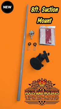 NEW 8ft. Window Suction Cup Kit