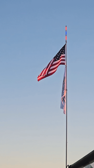 30" Poles and Holders Deluxe Camp Locator 12-volt (Bluetooth/Remote)