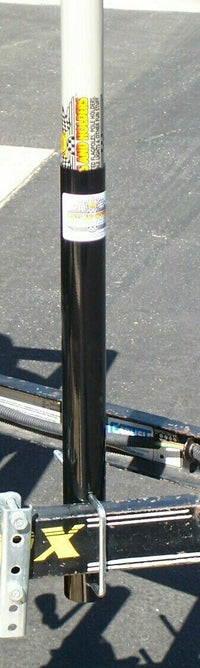 RV Telescopic Flagpole + 5" Bumper Mount Kit