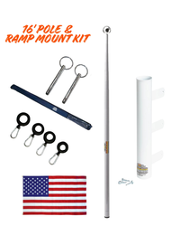 Telescoping Flagpole and Ramp Mount Kit