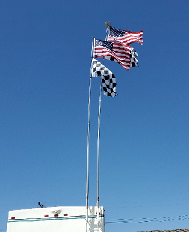 22' Telescoping RV Flagpole | Fiberglass Flagpole