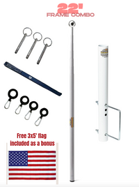 22' Pole & 6" Frame Holder Kit