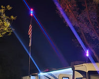 Poles & Holders Deluxe Camp Locator |12-Volt LED RGB (Bluetooth/Remote)