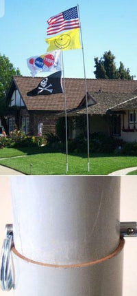 Collapsible Flagpole 26'
